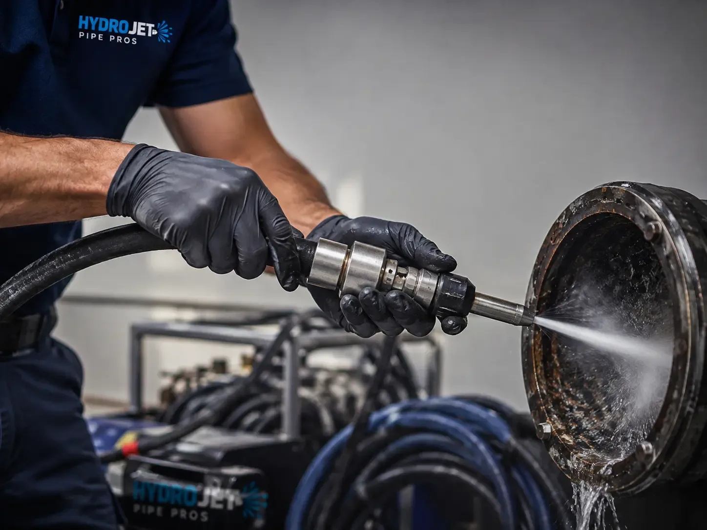 Hydro Jet Pipe Descaling in Sumava Resorts, IN